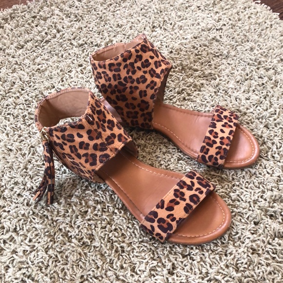 La Rue Chic Boutique Shoes - Cheetah Sandals